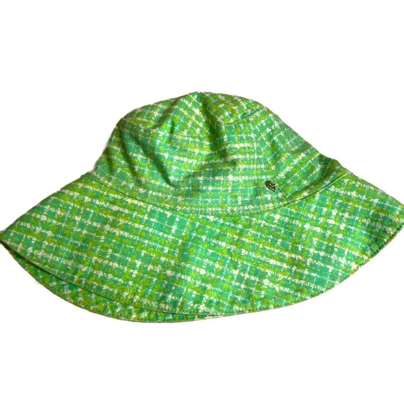Helen Kaminski | Green Cloth Bucket Hat - Picture 1 of 4